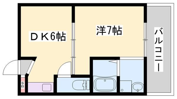ヴィラナリー相生 1号棟の物件間取画像